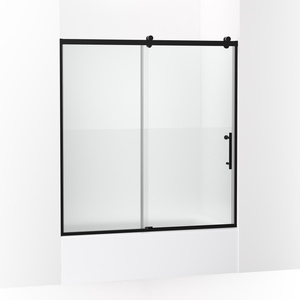 K702253-10G81-BL Rely Tub & Shower - Sliding Shower Door - Matte Black
