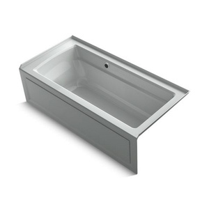 K1948-RAW-95 Archer 66" Soaking Tub - Ice Grey K1948-RAW-95 Archer 66" Soaking Tub - Ice Grey