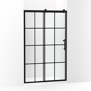 K702254-10G79-BL Rely Shower Door - Sliding Shower Door - Matte Black
