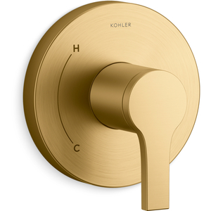 KTS35320-4-2MB Tub & Shower Faucet Trim Trim Kit - Vibrant Brushed Moderne Brass