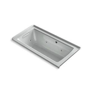 K1947-LW-95 Archer 60'' x 30'' Whirlpool Bath - Ice Grey K1947-LW-95 Archer 60'' x 30'' Whirlpool Bath - Ice Grey