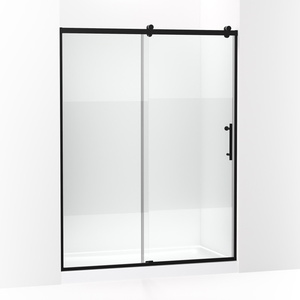 K702256-10G81-BL Rely Shower Door - Sliding Shower Door - Matte Black