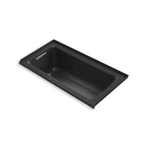 K1946-LW-7 Archer 60'' x 30'' Soaking Tub - Black K1946-LW-7 Archer 60'' x 30'' Soaking Tub - Black