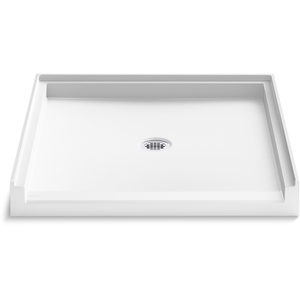 K44163-HW1 Stoneridge Single Threshold Up To 42" Shower Base - Honed White