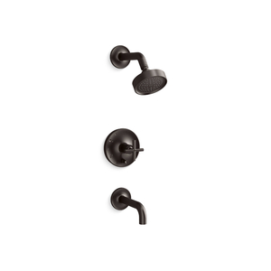 KT14421-3-BGP Purist Tub & Shower Faucet Trim Trim Kit - Vibrant Brushed Graphite
