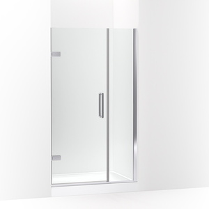 K27600-10L-SHP Composed Shower Door - Fixed Shower Door - Bright Polished Silver