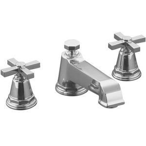 KT131403ACP/K300K Pinstripe Pure Deck Mount Tub Faucet - Polished Chrome