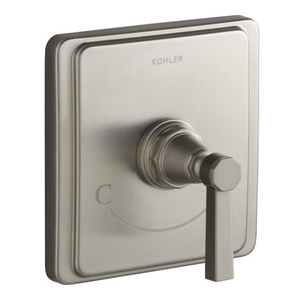 KT13173-4A-BN Pinstripe Pure Thermostatic Valve Trim Trim Kit - Vibrant Brushed Nickel