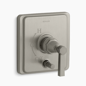 KT98757-4A-BN Pinstripe Non-Thermostatic Valve Trim Trim Kit - Vibrant Brushed Nickel