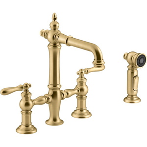 K76520-4-2MB Artifacts Widespread Bar Faucet - Vibrant Brushed Moderne Brass