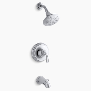 KTS10274-4-CP Forte Sculpted Tub & Shower Faucet Trim Trim Kit - Polished Chrome