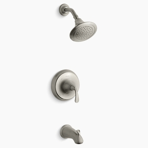 KTS10275-4-BN Forte Sculpted Tub & Shower Faucet Trim Trim Kit - Vibrant Brushed Nickel