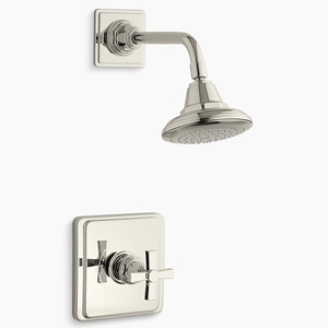 KTS13134-3A-SN Pinstripe Shower Faucet Trim Trim Kit - Vibrant Polished Nickel