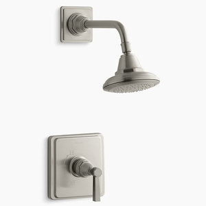 KTS13134-4A-BN Pinstripe Shower Faucet Trim Trim Kit - Vibrant Brushed Nickel