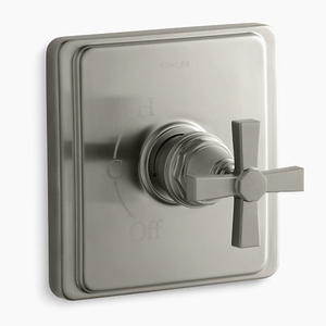 KTS13135-3A-BN Pinstripe Non-Thermostatic Valve Trim Trim Kit - Vibrant Brushed Nickel