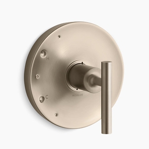 KTS14423-4-BV Purist Non-Thermostatic Valve Trim Trim Kit - Vibrant Brushed Bronze KTS14423-4-BV Purist Non-Thermostatic Valve Trim Trim Kit - Vibrant Brushed Bronze