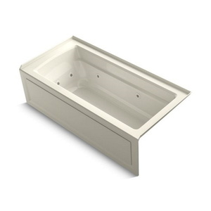K1949-RA-96 Archer 66" Whirlpool Bath - Biscuit