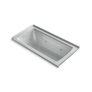 K1947-L-95 Archer 60'' x 30'' Whirlpool Bath - Ice Grey K1947-L-95 Archer 60'' x 30'' Whirlpool Bath - Ice Grey
