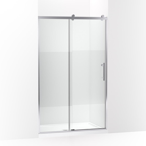 K702254-10G81-SHP Rely Shower Door - Sliding Shower Door - Bright Polished Silver