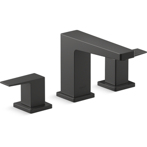 K36786-4-BL Honesty 8'' Widespread Bathroom Faucet - Matte Black