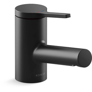 K33590-4K-BL Elate Single Hole Bathroom Faucet - Matte Black