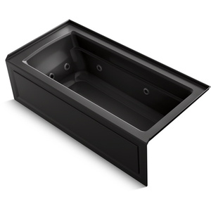 K1949-RAW-7 Archer 66" Whirlpool Bath - Black K1949-RAW-7 Archer 66" Whirlpool Bath - Black