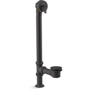 K7159-BL Vintage Tub / Shower Drain Drain - Matte Black