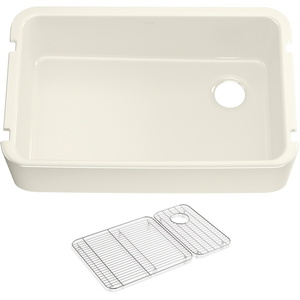 K24268-96 Ironridge Apron Front / Specialty Sink Kitchen Sink - Biscuit K24268-96 Ironridge Apron Front / Specialty Sink Kitchen Sink - Biscuit