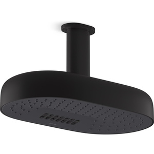 K26295-BL Statement Shower Head Shower Accessory - Matte Black