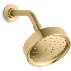 K939-G-2MB Purist Shower Head Shower Accessory - Vibrant Brushed Moderne Brass