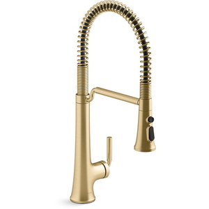 K23765-2MB Tone Pull-Out Spray Kitchen Faucet - Vibrant Brushed Moderne Brass