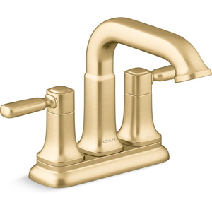 KR33043-4D-2MB Ealing 4'' Centerset Bathroom Faucet - Vibrant Brushed Moderne Brass