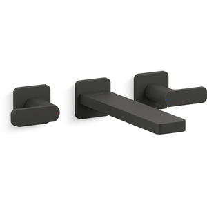 KT23491-4-BL Parallel Tub Faucet Trim Trim Kit - Matte Black