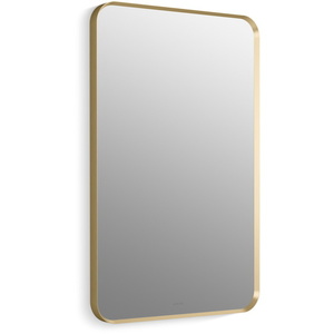 K26052-BGL Essential Square / Rectangular Mirror - Modern Brushed Gold