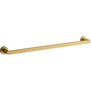 K73142-2MB Composed Towel Bar Bathroom Accessory - Vibrant Brushed Moderne Brass