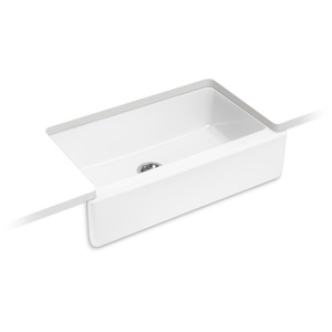 K6546-0 Dickinson Apron Front / Specialty Sink Kitchen Sink - White