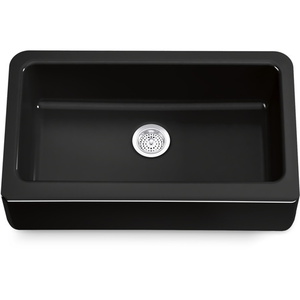 K28668-7 Elmbrook Apron Front / Specialty Sink Kitchen Sink - Black