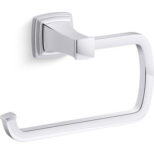 K27412-CP Riff Towel Ring Bathroom Accessory - Polished Chrome