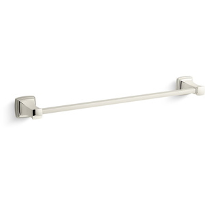 K27410-SN Riff Towel Bar Bathroom Accessory - Vibrant Polished Nickel K27410-SN Riff Towel Bar Bathroom Accessory - Vibrant Polished Nickel