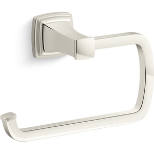 K27412-SN Riff Towel Ring Bathroom Accessory - Vibrant Polished Nickel K27412-SN Riff Towel Ring Bathroom Accessory - Vibrant Polished Nickel