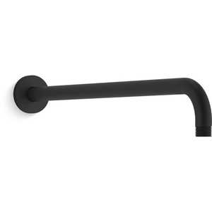 K26307-BL Statement Shower Arm Shower Accessory - Matte Black