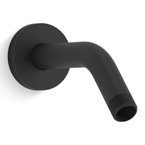 K26318-BL Statement Shower Arm Shower Accessory - Matte Black