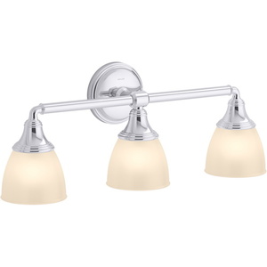 K10572-CPL Devonshire 3 Bulb Bathroom Lighting - Polished Chrome