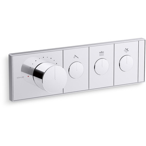 K26347-9-CP Anthem Thermostatic / Volume Control Trim Trim Kit - Polished Chrome K26347-9-CP Anthem Thermostatic / Volume Control Trim Trim Kit - Polished Chrome