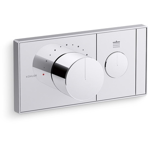 K26345-9-CP Anthem Thermostatic / Volume Control Trim Trim Kit - Polished Chrome K26345-9-CP Anthem Thermostatic / Volume Control Trim Trim Kit - Polished Chrome