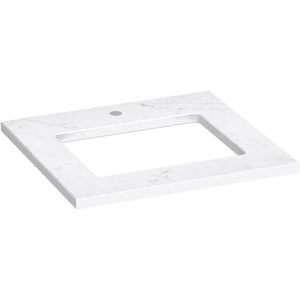 K28246-EST Silestone Vanity Top Bathroom Vanity - ET Statuario K28246-EST Silestone Vanity Top Bathroom Vanity - ET Statuario