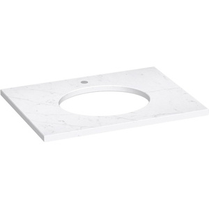 K28249-EST Silestone Vanity Top Bathroom Vanity - ET Statuario K28249-EST Silestone Vanity Top Bathroom Vanity - ET Statuario