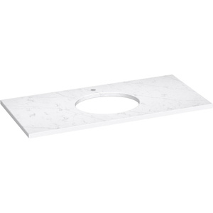 K28254-EST Silestone Vanity Top Bathroom Vanity - ET Statuario K28254-EST Silestone Vanity Top Bathroom Vanity - ET Statuario