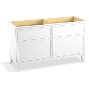 K33560-1WA Artifacts Over 45" Bathroom Vanity - Linen White K33560-1WA Artifacts Over 45" Bathroom Vanity - Linen White