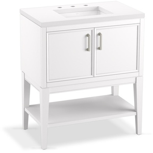 K33578-ASB-0 Winnow 25" to 30" Bathroom Vanity - White K33578-ASB-0 Winnow 25" to 30" Bathroom Vanity - White